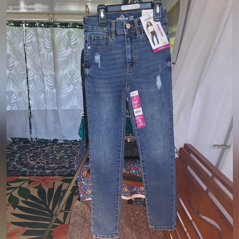 Jordache Girls High Rise Stretch Skinny Jeans
